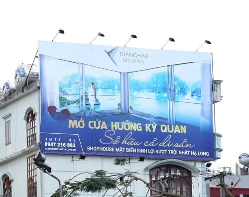 Biển quảng cáo in bạt Hiflex