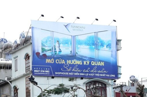 Biển quảng cáo in bạt Hiflex